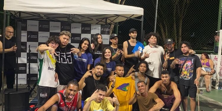 Todas as quartas-feiras, jovens se reúnem para batalhas de rima - (Arquivo Pessoal).