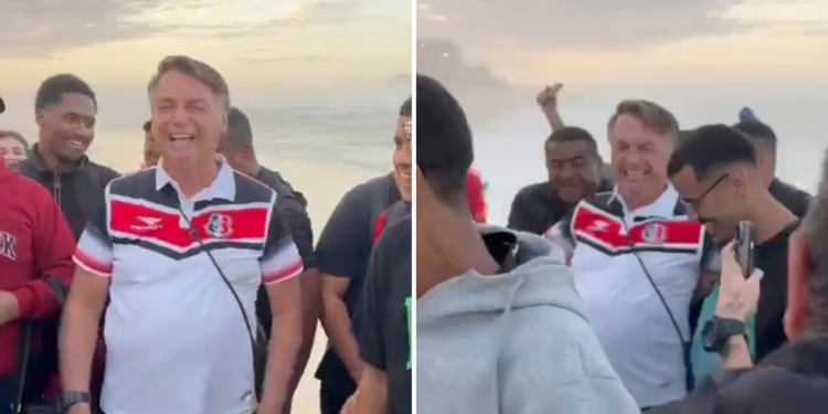 Bolsonaro em Copacabana