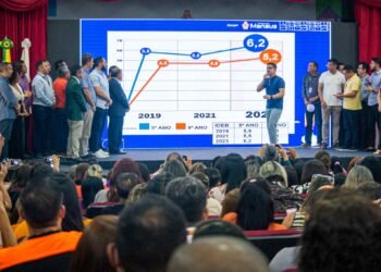 Manaus tem aumento em índice da educação de 2023 após queda em 2021 - (João Dejacy/Rios de Notícias).