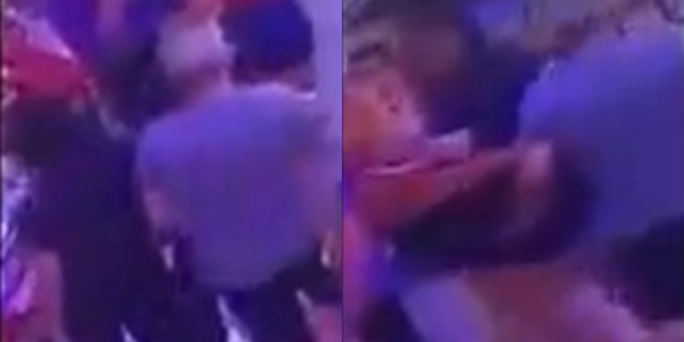 Homem passa a mão em três mulheres