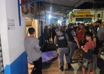 Açougueiro foi morto a tiros enquanto trabalhava - (Reprodução).