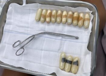 Drogas encontradas dentro da suspeita - (Foto: Divullgação)