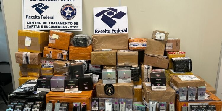 Nos primeiros três meses do ano o Serep realizou 32 operações de vigilância e repressão - (Foto: Divulgação/ Receita Federal)