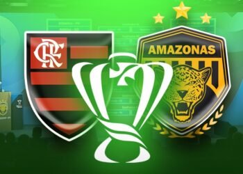 Flamengo X Amazonas FC - (Arte: Abraão Torres/ Rios de Notícias)