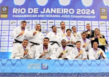 Equipe brasileira de Judô - (Foto: Anderson Neves/CBJ)