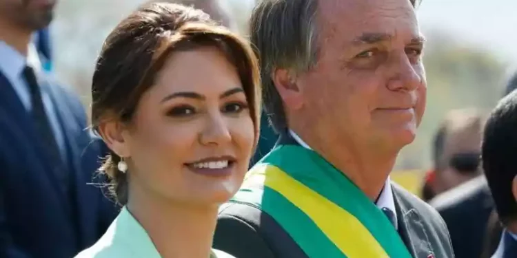 Michelle Bolsonaro e Jair Bolsonaro (Foto: Alan Santos/PR)