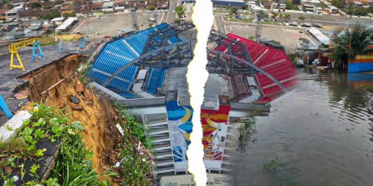 A Defesa Civil de Partins registrou algumas ocorrências devido à forte chuva (Arte: João Dejacy/Rios de Notícias)