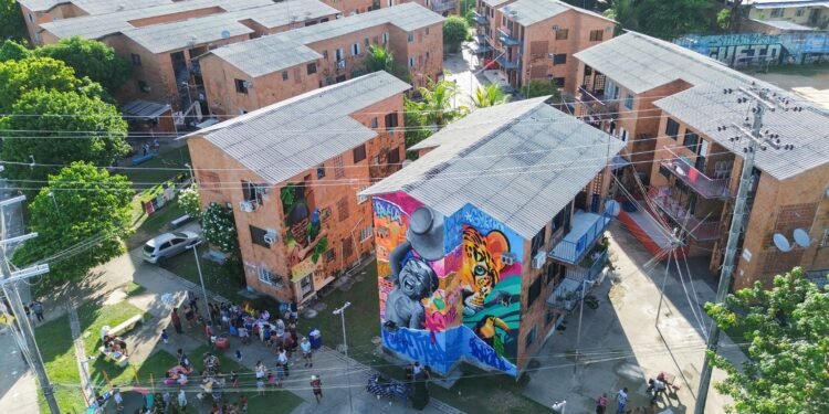 O Residencial Gilberto Mestrinho reúne cerca de 1.800 pessoas - (Foto: Tiago Corrêa/UGPE)