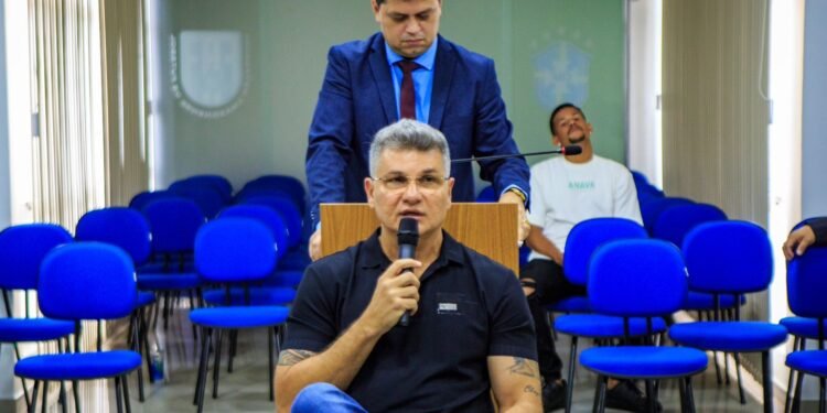 Presidente do Manauara Esporte Clube, Marcus Souza - (Foto: Deborah Melo)