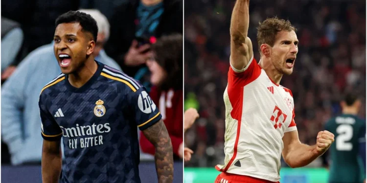 Real Madrid e Bayern de Munique farão uma das semifinais da Liga dos Campeões - (Foto: X/Reprodução)