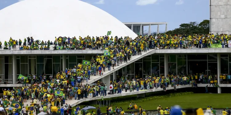 Atos contra o Estado no dia 8 de Janeiro - (Foto: Marcelo Camargo)