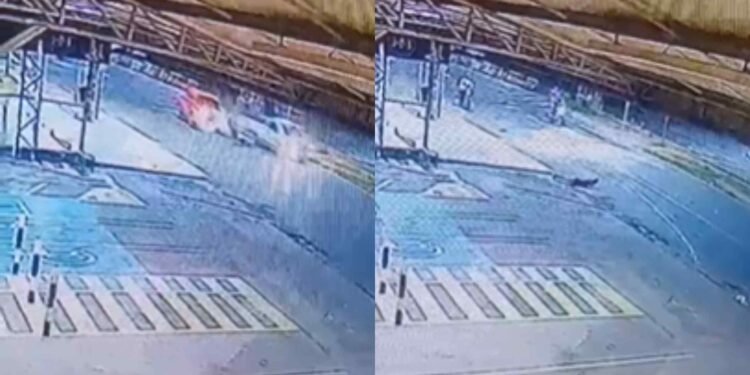 A polícia segue investigando o caso para identificar o autor do atropelamento (Reprodução)