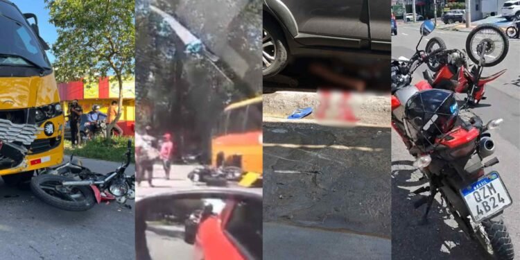 Quatro acidentes envolvendo motocicletas são registrados em Manaus - (Reprodução).