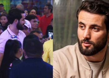 O gaúcho esteve na ilha tubinambarana para mobilizar doações para o RS - (Reprodução).