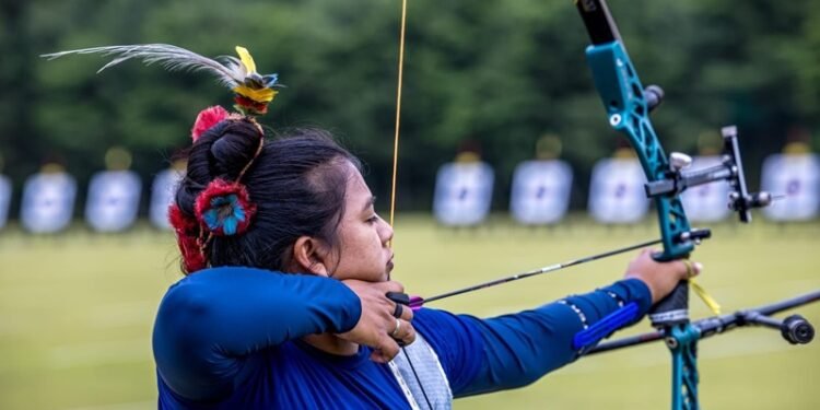 Atleta indígena amazonense participa da Copa do Mundo de Tiro com Arco, na Coreia do Sul