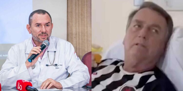 Médico fala sobre estado de saúde do ex-presidente Jair Bolsonaro - (João Dejacy/Rios de Notícias).