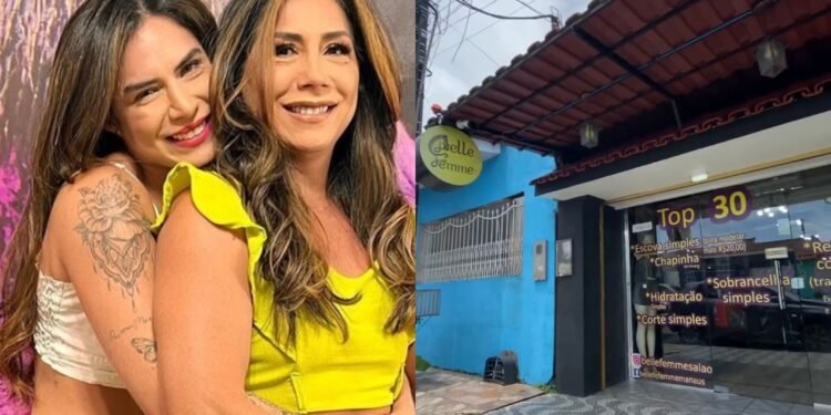 A unidade do salão localizado na Cidade Nova era do lado da casa da mãe da ex-sinhá - (Foto: Reprodução)