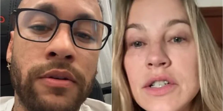 Neymar e Luane briga na internet