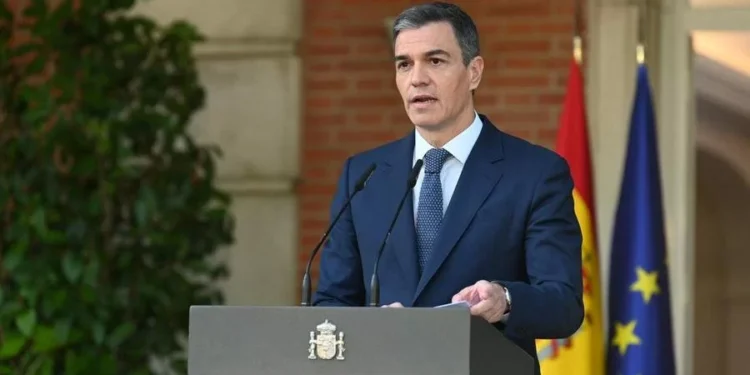 Pedro Sánchez fez discurso ao anunciar o reconhecimento
