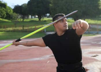 Pedro Nunes, atleta de lançamento de dardo - (Foto: Julcemar Alves/Sedel)