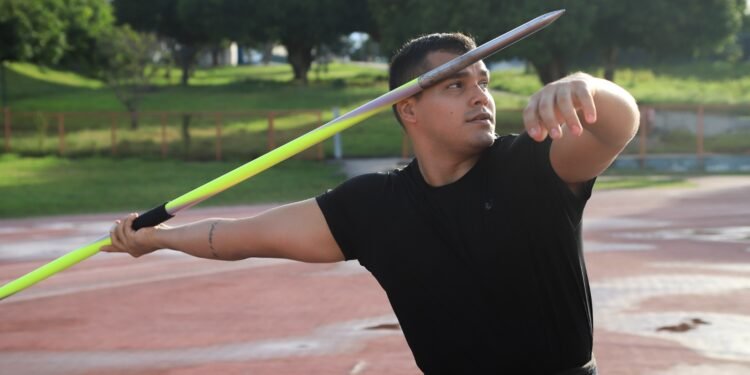 Pedro Nunes, atleta de lançamento de dardo - (Foto: Julcemar Alves/Sedel)