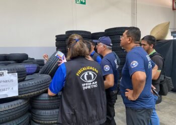 Fiscalização realizada em Manaus - (Foto: Divulgação)