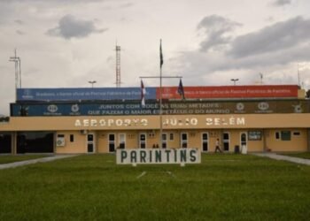 Fachada do aeroporto de Parintins - (Foto: Reprodução/ Internet)