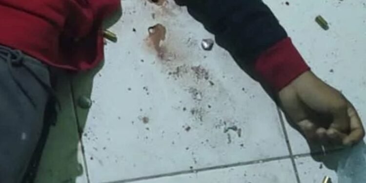 assassinado com diversos tiros