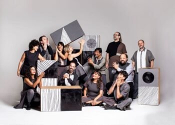 O grupo Barbatuques se apresenta no palco do Teatro Amazonas neste fim de semana (Divulgação)