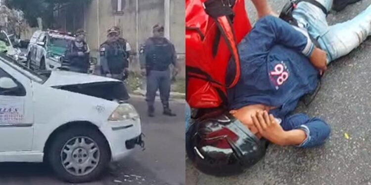 Acidentes de trânsito deixa feridos em zonas distintas de Manaus