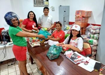 Alimentos arrecadados nos ensaios técnicos