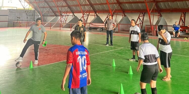 Futsal Down da região Norte firma parceria para garantir os treinos com os atletas, em Manaus