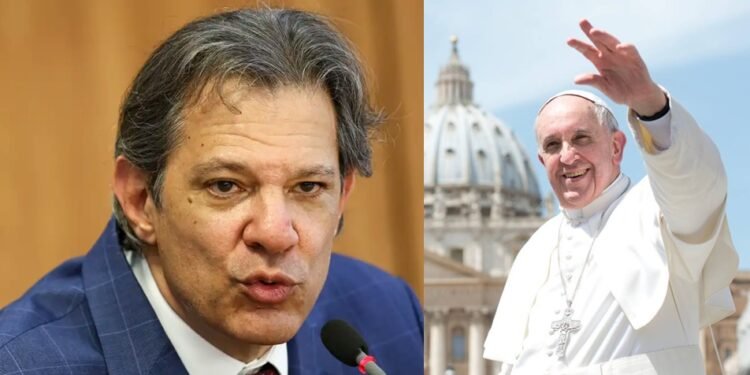Haddad conversa com Papa Francisco sobre taxação dos super-ricos - (Foto: Reprodução)