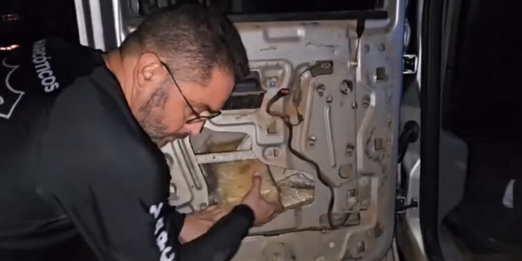 PC- AM apreende 55 quilos de maconha em escondida em pick-up