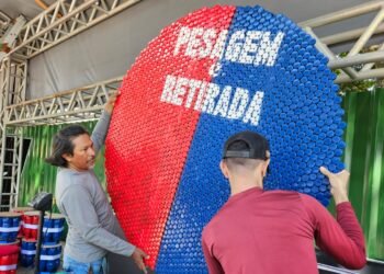 Vários produtos são feitos com material reciclável