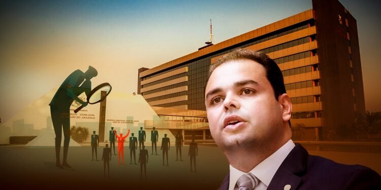 Empresa da Action Marketing divulgou rara pesquisa indicando que o presidente da Assembleia Legislativa do Amazonas (Aleam), Roberto Cidade (União), em terceiro lugar com 12,9% das intenções de voto para a prefeitura de Manaus, tem contrato de R$ 3 milhões com a Aleam