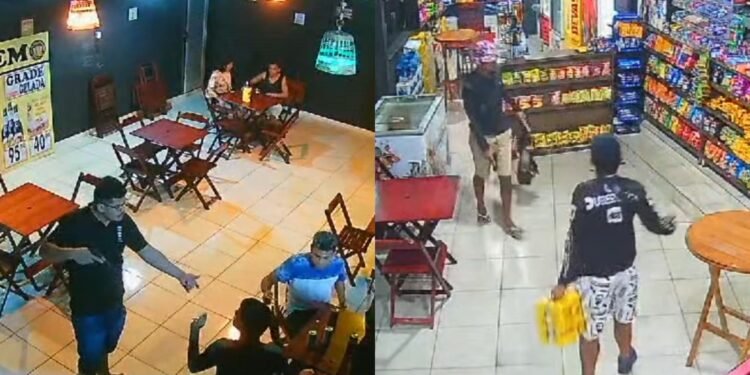 criminosos assaltam estabelecimento