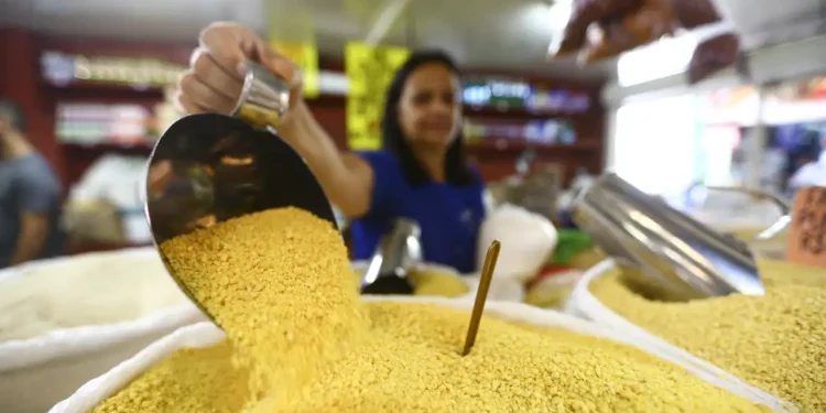 Feirante - (Foto: Marcelo Camargo)