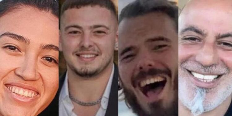 Os quatro reféns libertados são uma mulher e três homens - (Fotos: IDF)