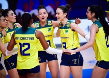 Seleção de vôlei feminina- (Foto: Divulgação/FIVB)