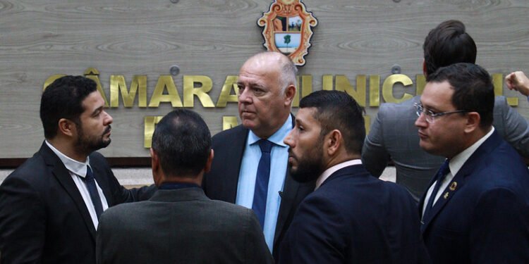 Vereadores na Câmara Municipal de Manaus - (Foto: Reprodução)