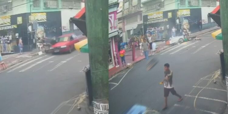 O suspeito fugiu após o acidente - (Foto: Reprodução)