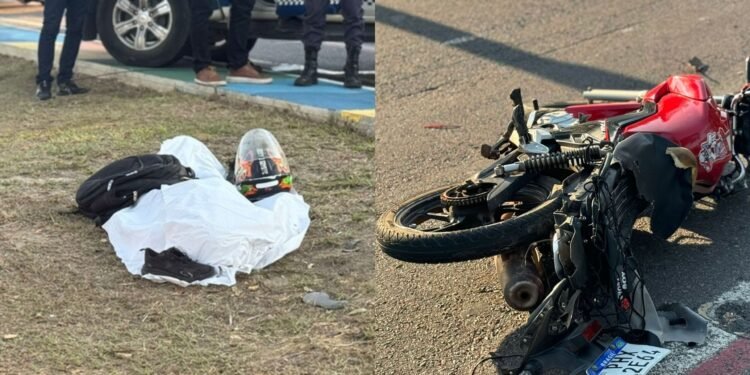 Acidente de transito na Ponta Negra