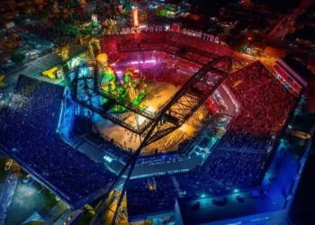 Centro Cultural Bumbódromo de Parintins, palco do maior festival folclórico a céu aberto do mundo (Reprodução)