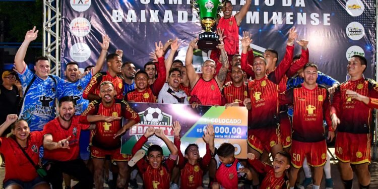 Time campeão do Campeonato de Ruas da Baixada Fluminense 2023 (Arquivo Pessoal)