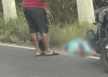 Corpo desovado na zona Oeste