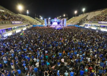 Festa da Vitória do Boi Caprichoso em 2023, no Sambódromo de Manaus (Arthur Castro/Secom)