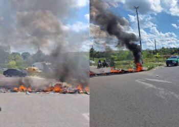 Manifestação na comunidade Nobre