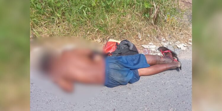 Morador de rua morto