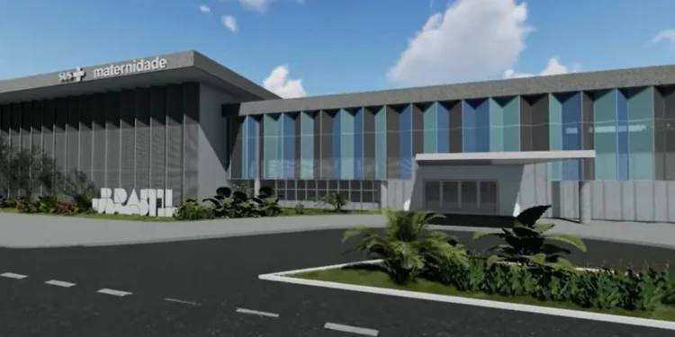 Modelo arquitetônico das novas maternidades do Amazonas (Divulgação/GOV.BR)